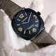 Copy Radiomir Panerai Black Case Gray Leather Band Watch 45mm (6)_th.jpg